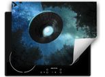 Darhaus Piastra Di Copertura Per Stufe 70X52 Cm Tappetino Antiscivolo Roll-Up, Ufo