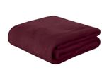 Coperta Xl Da Divano " Coperta Accogliente 150 X 200 Cm "" Coperta Di Flanella Di Alta Qualità "" Coperta In Microfibra "" Copriletto Di Flanella [Rosso Vino]"
