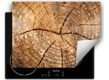Darhaus Piastra Di Copertura Per Stufa 70X52 Cm Tappetino Antiscivolo Roll-Up, Albero - Legno
