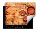Darhaus Piastra Di Copertura Per Stufa 70X52 Cm Tappetino Antiscivolo Roll-Up, Legno - Chilli