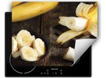 Darhaus Piastra Di Copertura Per Stufa 70X52 Cm Tappetino Antiscivolo Roll-Up, Banana - Legno