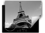 Darhaus Piastra Di Copertura Per Stufa 70X52 Cm Tappetino Antiscivolo Roll-Up, Grigio - Paris