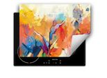 Darhaus Piastra Di Copertura 80X52 Cm Tappetino Antiscivolo Arrotolabile, Colorato - Immagine