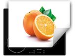Darhaus Piastra Di Copertura Per Stufa 80X52 Cm Tappetino Antiscivolo Roll-Up, Arancione