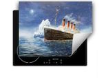 Darhaus Piastra Di Copertura 80X52 Cm Tappetino Antiscivolo Arrotolabile, Titanic