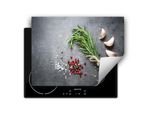 Darhaus Piastra Di Copertura Per Fornelli 80X52 Cm Tappetino Antiscivolo Roll-Up, Ardesia - Spezie