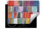 Darhaus Piastra Di Copertura Per Stufe 80X52 Cm Tappetino Antiscivolo Roll-Up, Colorato - Brick