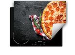 Darhaus Piastra Di Copertura Per Fornelli 80X52 Cm Tappetino Antiscivolo Roll-Up, Pizza