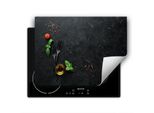 Darhaus Piastra Di Copertura Per Fornelli 80X52 Cm Tappetino Antiscivolo Roll-Up, Ardesia - Cucina