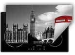 Darhaus Piastra Di Copertura Per Stufe 90X52 Cm Tappetino Antiscivolo Roll-Up, Grigio - Londra