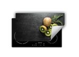 Darhaus Piastra Di Copertura Per Stufe 90X52 Cm Tappetino Antiscivolo Roll-Up, Ardesia - Kiwi