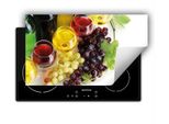 Darhaus Piastra Di Copertura 90X52 Cm Tappetino Antiscivolo Arrotolabile, Colorato - Vino