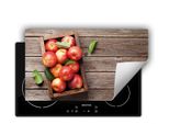 Darhaus Piastra Di Copertura Per Stufa 90X52 Cm Tappetino Antiscivolo Roll-Up, Mele - Legno