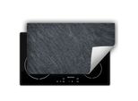 Darhaus Piastra Di Copertura Per Stufe 90X52 Cm Tappetino Antiscivolo Roll-Up, Grigio - Ardesia