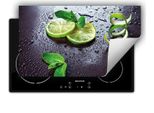 Darhaus Piastra Di Copertura Per Stufe 90X52 Cm Tappetino Antiscivolo Roll-Up, Verde - Lime