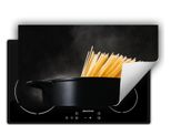 Darhaus Piastra Di Copertura Per Fornelli 90X52 Cm Tappetino Antiscivolo Roll-Up, Pasta - Cucina