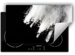Darhaus Piastra Di Copertura Per Stufa 90X52 Cm Tappetino Antiscivolo Roll-Up, Nero - Esplosione
