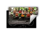 Darhaus Piastra Di Copertura Per Stufa 90X52 Cm Tappetino Antiscivolo Roll-Up, Spezie - Legno