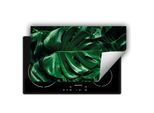 Darhaus Piastra Di Copertura Per Stufa 90X52 Cm Tappetino Antiscivolo Roll-Up, Verde - Fiori