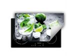 Darhaus Piastra Di Copertura Per Stufe 90X52 Cm Tappetino Antiscivolo Roll-Up, Limmete - Acqua