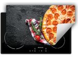 Darhaus Piastra Di Copertura Per Fornelli 90X52 Cm Tappetino Antiscivolo Roll-Up, Pizza