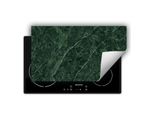 Darhaus Piastra Di Copertura Per Fornelli 90X52 Cm Tappetino Antiscivolo Roll-Up, Verde - Marmo
