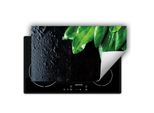 Darhaus Piastra Di Copertura Per Fornelli 90X52 Cm Tappetino Antiscivolo Roll-Up, Nero - Cucina