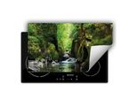 Darhaus Piastra Di Copertura Per Stufe 90X52 Cm Tappetino Antiscivolo Roll-Up, Verde - River