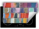 Darhaus Piastra Di Copertura Per Stufe 90X52 Cm Tappetino Antiscivolo Roll-Up, Colorato - Mattone