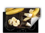 Darhaus Piastra Di Copertura Per Stufa 90X52 Cm Tappetino Antiscivolo Roll-Up, Banana - Legno