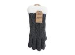 Guanti Invernali Da Donna " Guanti A Maglia Soft Teddy "" Guanti Da Donna Foderati Guanti Invernali [Grigio Scuro]"