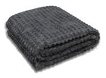 Coperta " Coperta Accogliente "" Coperta Di Flanella In Look Waffle "" Copriletto 150X200Cm [Antracite]"