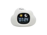 Youha Sleep Trainer E Sveglia Per Bambini - Sveglia Senza Fili Con 8 Colori, Touch Screen E Funzione Luce Notturna - Figura A Nuvola