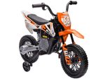 AIYAPLAY Kinder Elektro-Motorrad 12V Kindermotorrad mit Musik, 2,4-5 km/h