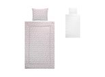 Lorelli Kinderbettwäsche 3-teilig, Decke 140 x 95 Kissen 43 x 35 Laken 150 x 100 braun