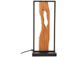 Brilliant Chaumont LED Tischleuchte 50Cm Schwarz/Holz, Aluminium/Metall/Holz, 1X LED Integriert, 10 W , (Lichtstrom: 940Lm, Lichtfarbe: 3000K)