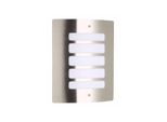 Brilliant Lampe Todd AußEnwandleuchte Edelstahl 1X A60, E27, 60W, Geeignet FüR Normallampen (Nicht Enthalten) Ip-Schutzart: 44 - SpritzwassergeschüTzt