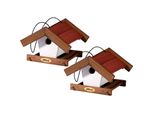 dobar großes Vogelhaus Herbstfrüchte zum Aufhängen, Futterhaus für Wildvögel, ca.: 33,5x29x34 cm