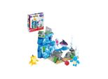 Mattel HXF79 - Mega - PokéMon - Wasserabenteuer Mit Schiggy, Enton & Finneon - Bauset Mit 319 Teilen