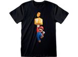 Nintendo Super Mario Bros - Moneta Di Mario - Maglietta Nera - Taglia M