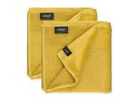 SchöNer Wohnen Set Di 2 Asciugamani Sense Colore Giallo Dimensioni 50X100