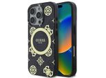 Guess Guhmp16Xh4Pyeek Iphone 16 Pro Max 6,9 Czarny/Nero Custodia Rigida Iml Peonia Su Sfondo 4G Magsafe