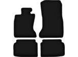 Tappetini In Velluto Per Bmw 7 F01 (2008-2015, Berlina) Neri, Set 4 Pz, Con Fissaggi