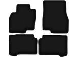 Tappetini In Velluto Per Mitsubishi Grandis (2004-2010, Minivan) Neri, Set 4 Pz, Con Fissaggi