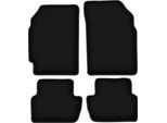 Tappetini In Velluto Per Chevrolet Spark Iii M300 (2009-2015, Hatchback) Neri, Set 4 Pz, Con Fissaggi