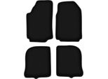 Tappetini In Velluto Per Audi 100 C3 (1983-1991, Berlina, Avant) Neri, Set 4 Pz, Con Fissaggi