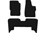 Tappetini In Velluto Per Opel Monterey (1991-1999, Suv) Neri, Set 3 Pz, Con Fissaggi