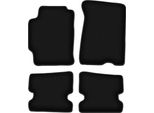 Tappetini In Velluto Per Mazda MX-6 Ii (1992-1997, Coupé) Neri, Set 4 Pz, Con Fissaggi
