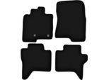 Tappetini In Velluto Per Mitsubishi Pajero Iv (2006-2018, Lungo) Neri, Set 4 Pz, Con Fissaggi