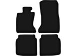 Tappetini In Velluto Per Bmw 7 F02 (2008-2015, Berlina) Neri, Set 4 Pz, Con Fissaggi